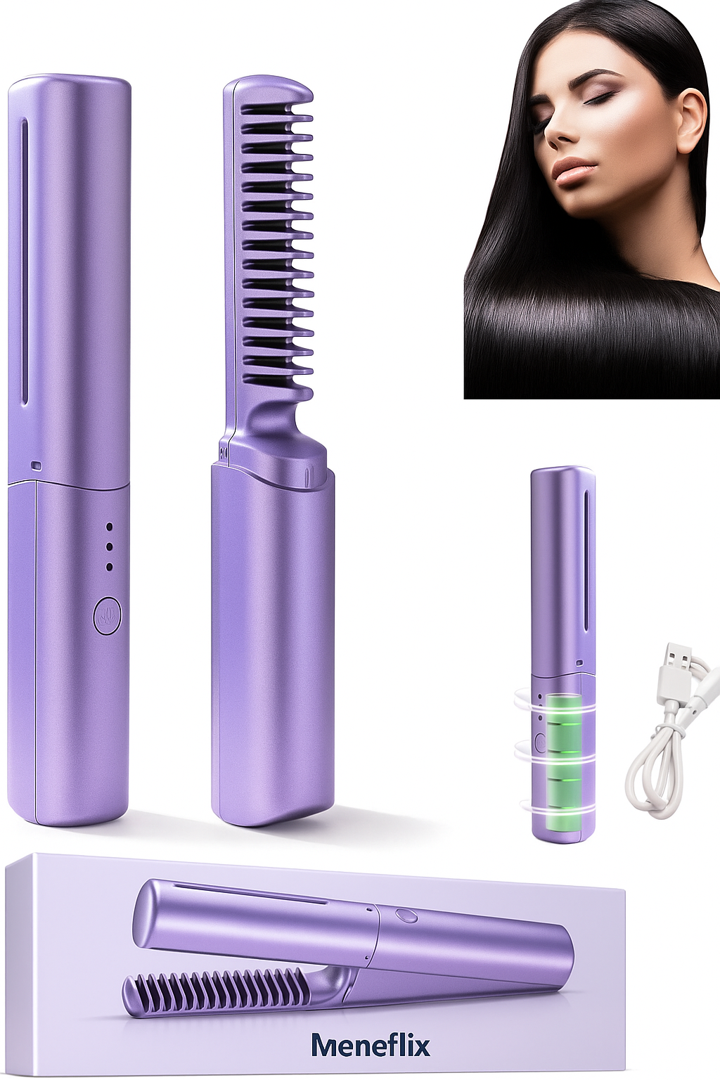 Meneflix Mini Hair Straightener